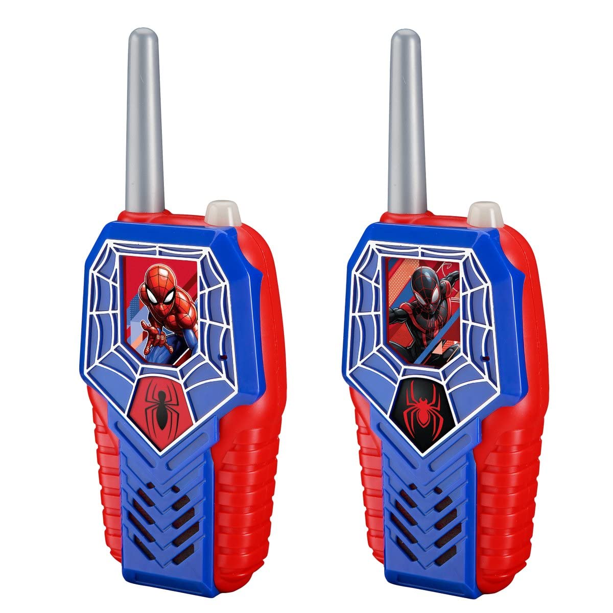 ekids Spiderman Toy Walkie Talkies for Kids, Light-Up Indoor and Outdoor Toys for Kids and Fans of Spiderman Toys
