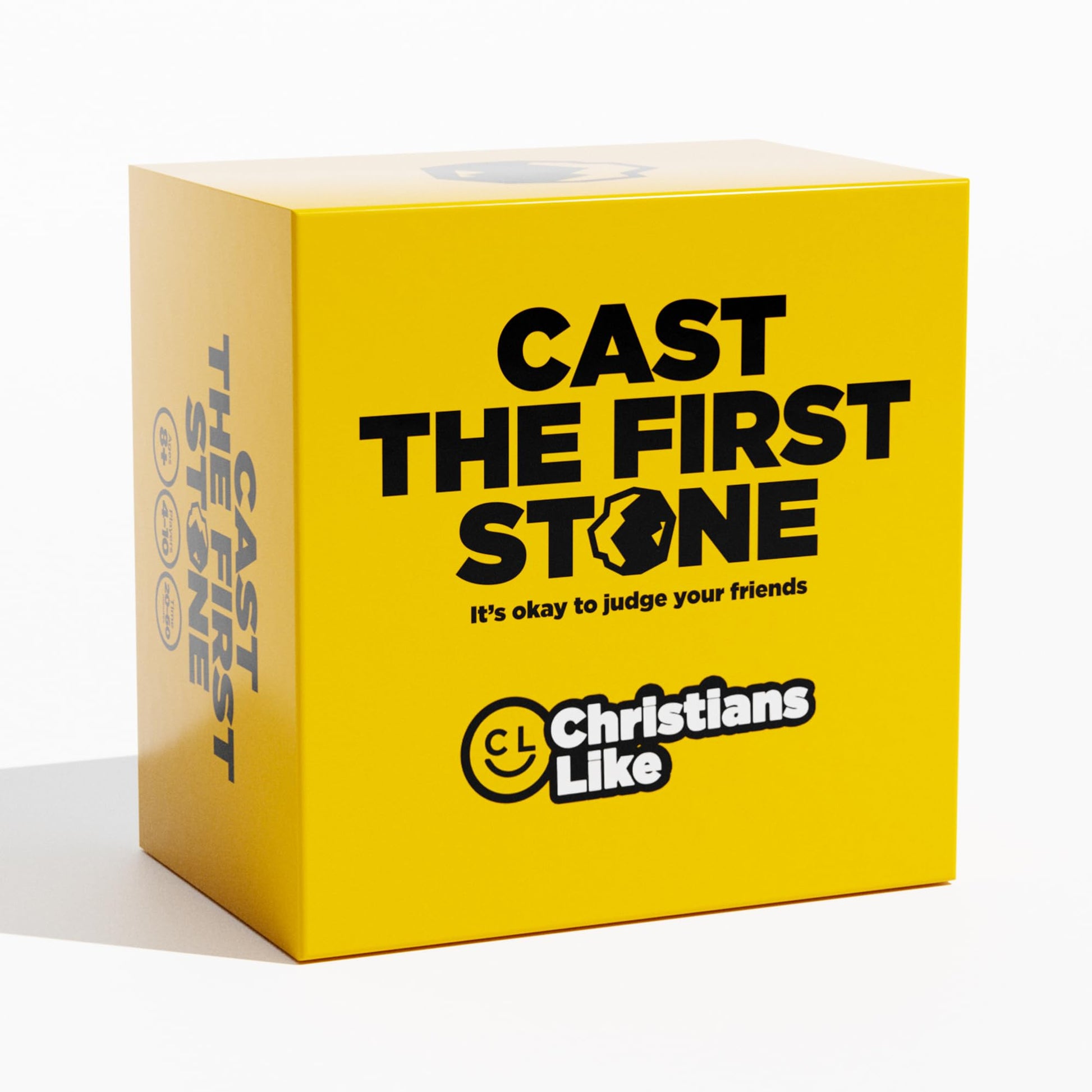 Cast The First Stone - It’s Okay to Judge Your Friends - Hilarious Christian Party Game for Adults - 260 Cards - Fun for Church Groups, Family