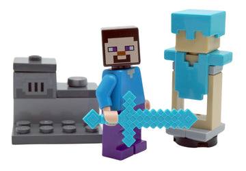 LEGO Minecraft: Steve Minifigure with Furnace and Diamond Armor
