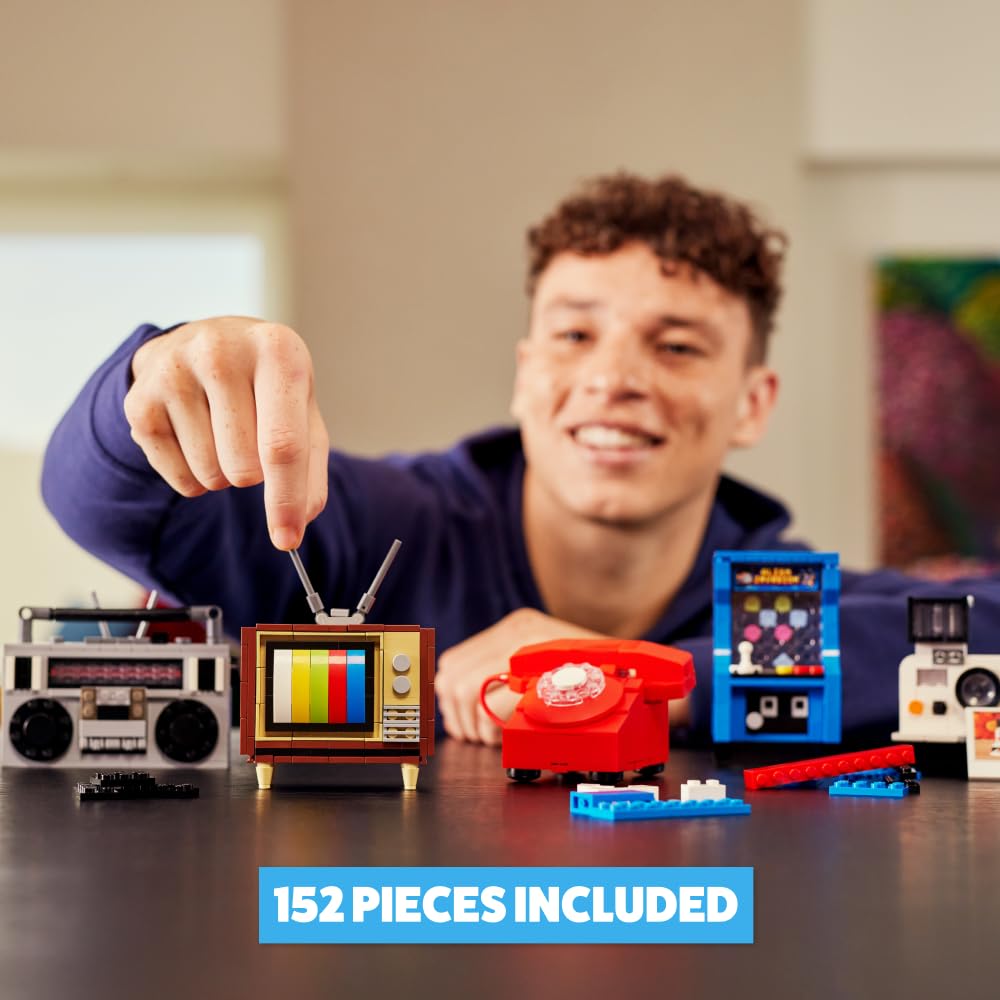 MAX Premium Retro Building Bricks Collection (Polaroid) by ZURU, Building Bricks for Teens, Adults and Collectors. Build, Collect and Display Your