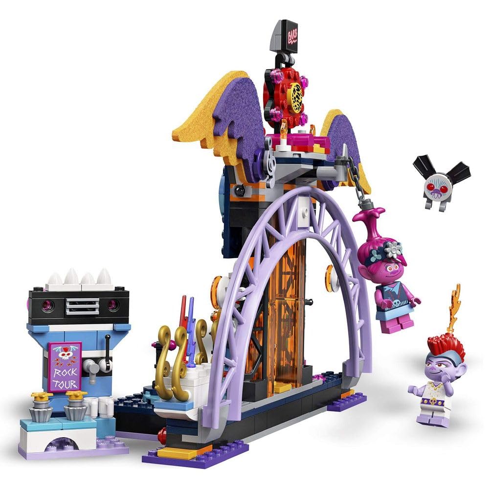 LEGO Trolls World Tour Volcano Rock City Concert 41254, Cool Trolls Toy Building Kit for Kids (387 Pieces)