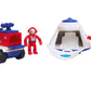 Space Adventure Space Capsule Playset with Light-Up Door, Lunar Rover & 2 Astronaut Figures, Plastic Space Toy & Collectible for Kids Ages 3+