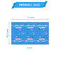 SHONHONG 2pcs Cartoon Blue Party Tablecloth 42 * 71inch,Cute Cartoon Theme Birthday Decoration Supplies