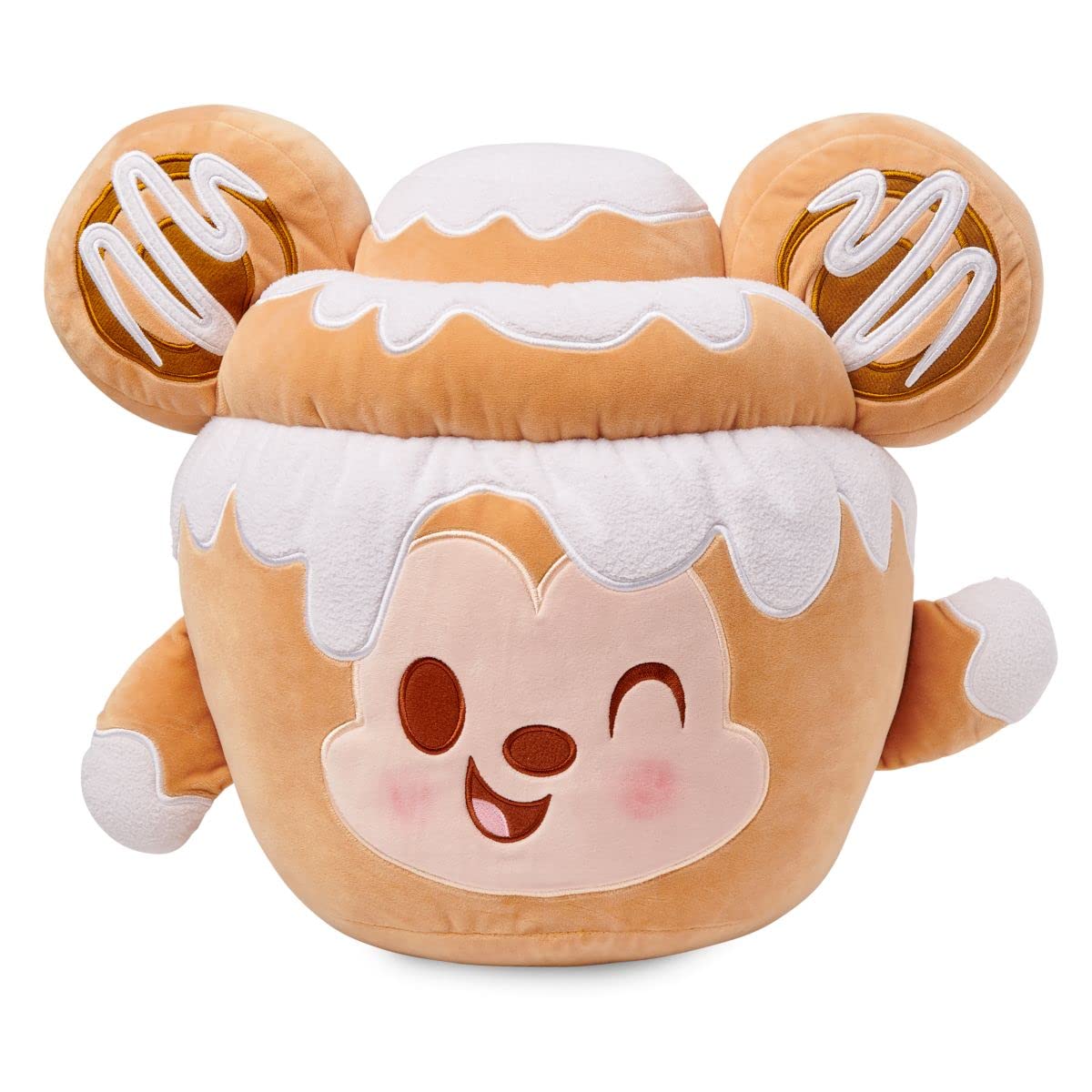 Disney Store Unisex-Child Mickey Mouse Munchlings Plush - Cinnamon Bun Scented, Baked Treats Collection, Soft & Huggable 145-Inch Toy - Ideal Gift