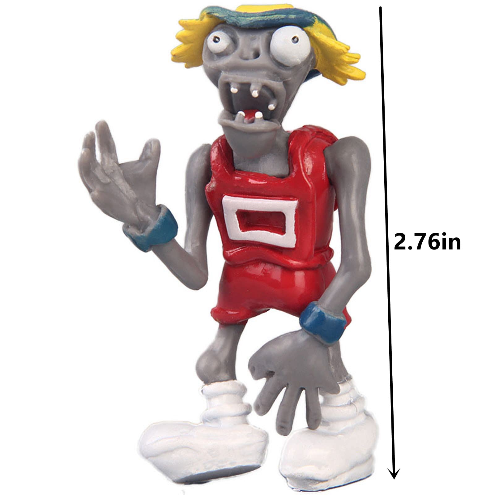 JHESAO 17PCS Plants PVZ Toys Set Figurines Zombies Series PVZ Plush PVC Toys New, Great Gifts for Kids and Fans, Birthday and Party