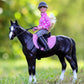 Breyer Freedom Series English Horse and Rider Figurine - Premium 1:12 Scale Collectible Horse Toy - Educational Equestrian Gift for Girls