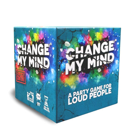 Change My Mind - Outrageous Debate Adult Party Game - Hilarious Ranking Card Game for Game Nights, Parties, Groups & Friends - Ages 17+, 3-8 Players