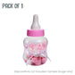8.5" Jumbo Fillable Baby Shower Bank Plastic Decoration Centerpiece (Pink, 8.5")