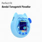 Geiomoo Silicone Cover for Tamagotchi Paradise Case Interactive Virtual Pet, Soft Flexible Scratch Resistant Protective with Lanyard (Blue)