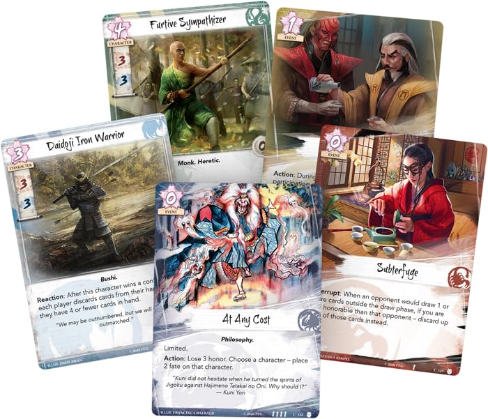 Fantasy Flight Games Legend of The Five Rings: The Card Game Peace at Any Cost Dynasty Pack - Strategy Game for Kids & Adults, Ages 14+, 2 Players