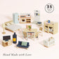 Le Toy Van - Wooden Dolls House Full Starter Furniture & Accessories Play Set for Dolls Houses | Girls or Boys Dolls House Furniture Sets - Suitable