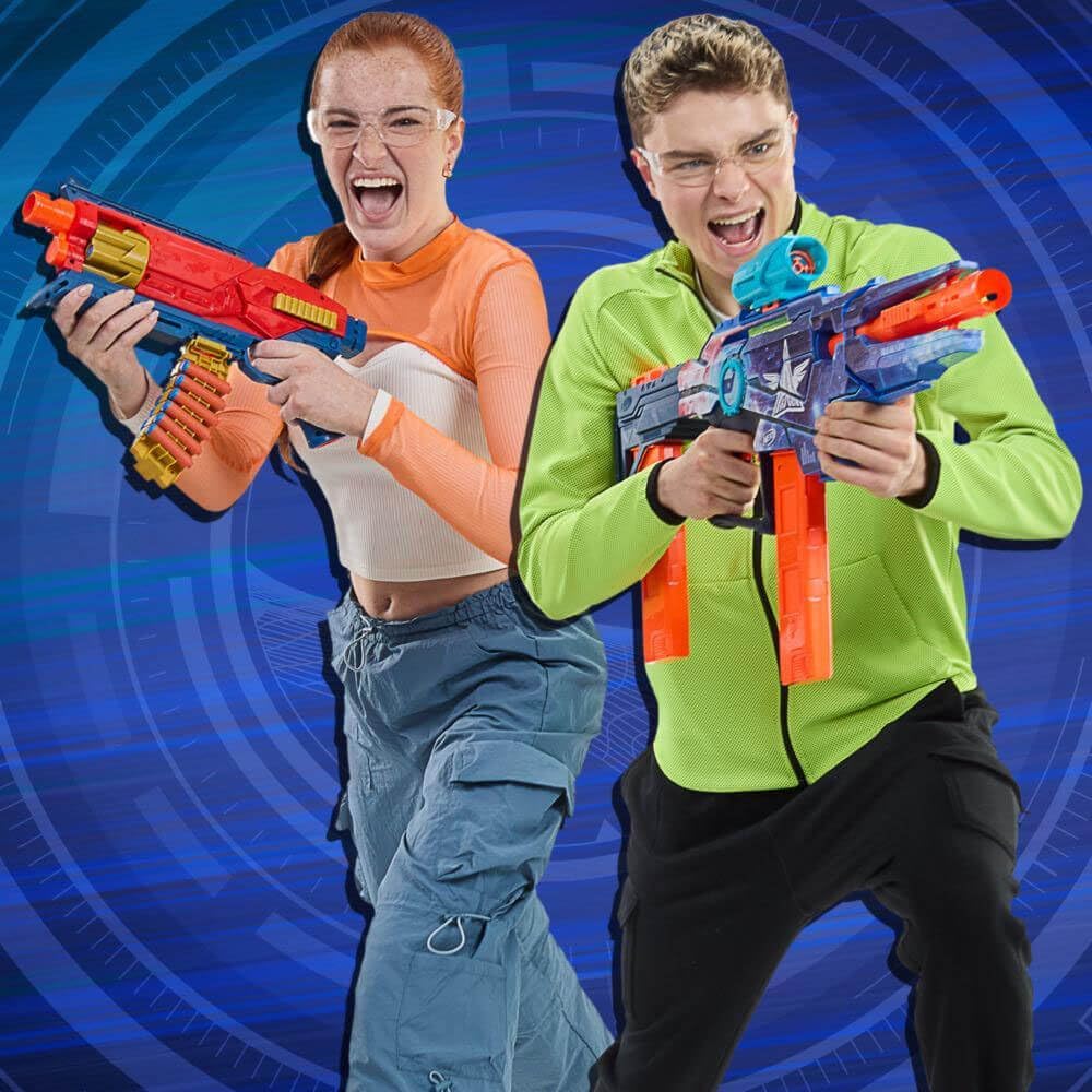 Nerf Loadout Galactic Commander Motorized Blaster, 3 Firing Modes, 3 Attachment Accessories, 48 Nerf N1 Darts, Kids Toys & Gifts, Ages 8+
