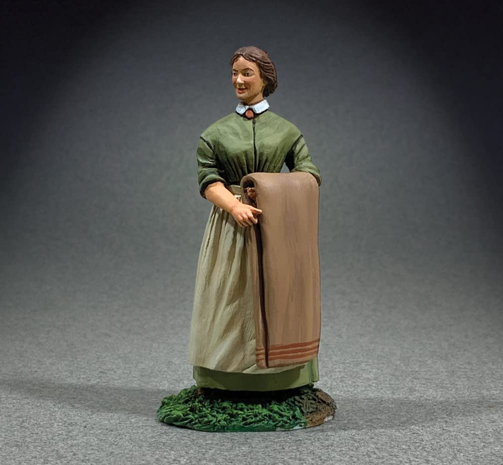 W. Britain American Civil War Civilian 31391 Nurse with Blanket 1:30 Scale Metal