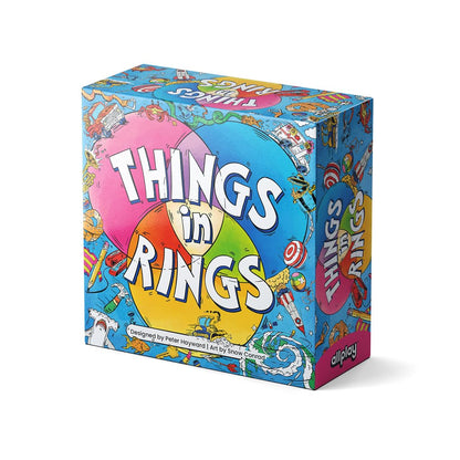 Allplay - Things in Rings Board Game - Small Box Big Game - 2 to 6 Players - 20 Minute Play Time