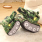 XIZHI Car Plush Toy Soft Stuffed Car Plush Pillow Toy CuteTractor Cartoon Throw Pillow Plushie Gifts for Kids Birthday Christmas Party (Tank)