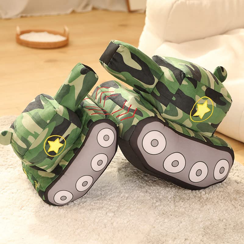 XIZHI Car Plush Toy Soft Stuffed Car Plush Pillow Toy CuteTractor Cartoon Throw Pillow Plushie Gifts for Kids Birthday Christmas Party (Tank)