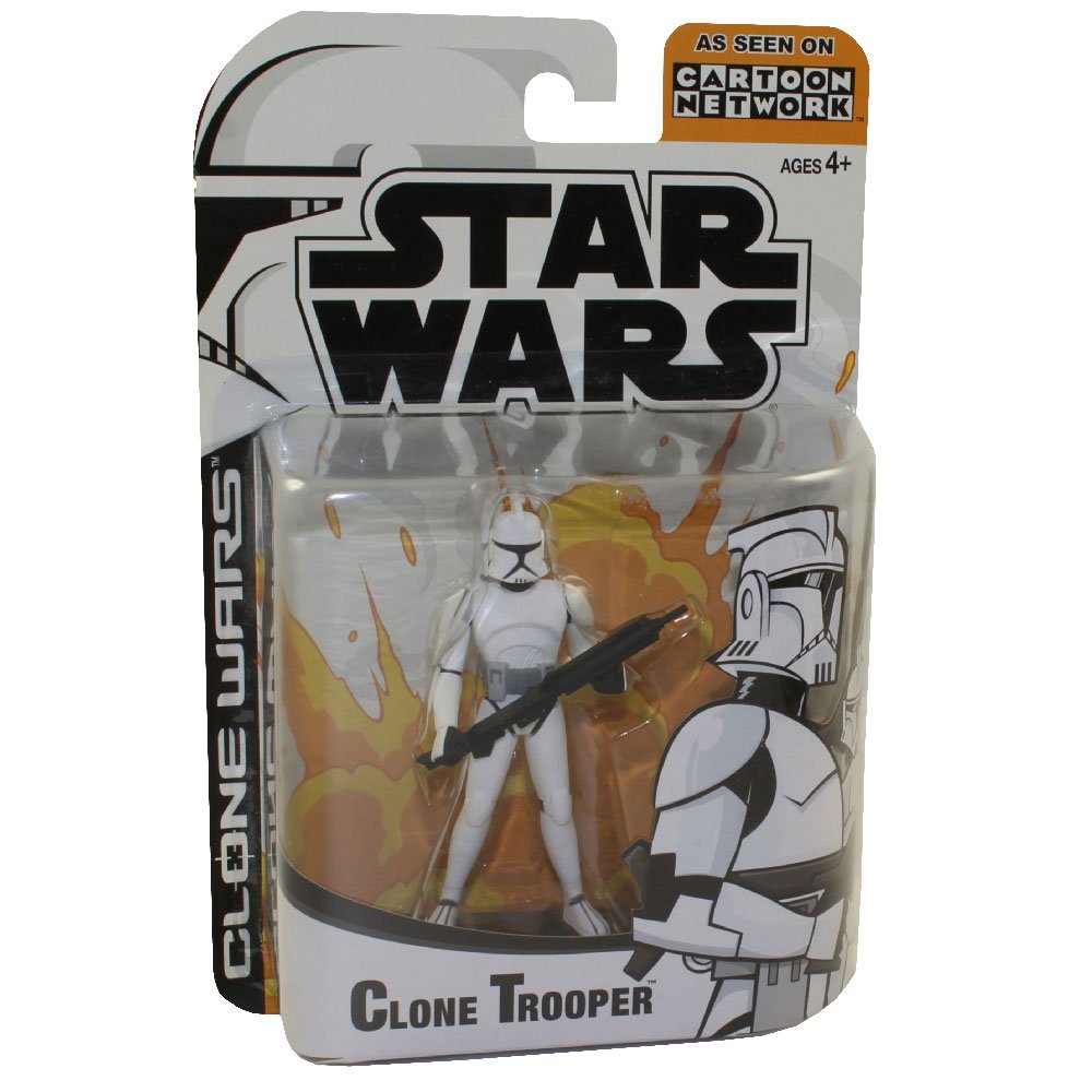 Star Wars Cartoon Network Clone Wars Clone Trooper (White Armor)
