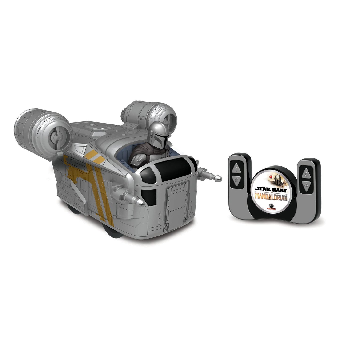 Star Wars - The Mandalorian 9" Remote Control Razor Crest, R/C Vehicle, Children Ages 5 Years and Up