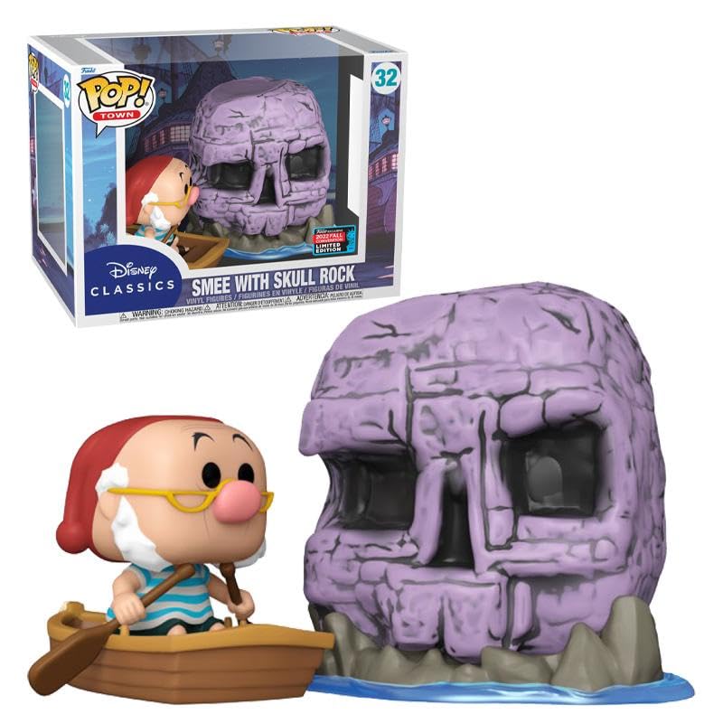 Funko Disney Peter Pan Pop! Town Vinyl Figure Skull Rock w/SMEE 9cm