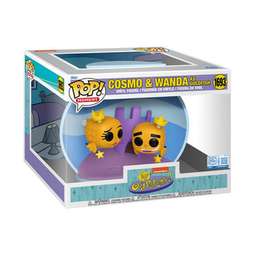 Funko Pop Moment: Fairly Odd Parents - Cosmo and Wanda as Goldfish - Amazon Exclusive - Collectable Vinyl Figure - Gift Idea - Official Merchandise