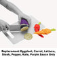 Replacement Parts for Fisher-Price Head Chef Playset - GKW08 ~ Replacement Eggplant, Carrot, Lettuce, Steak, Pepper, Kale and Purple Sauce