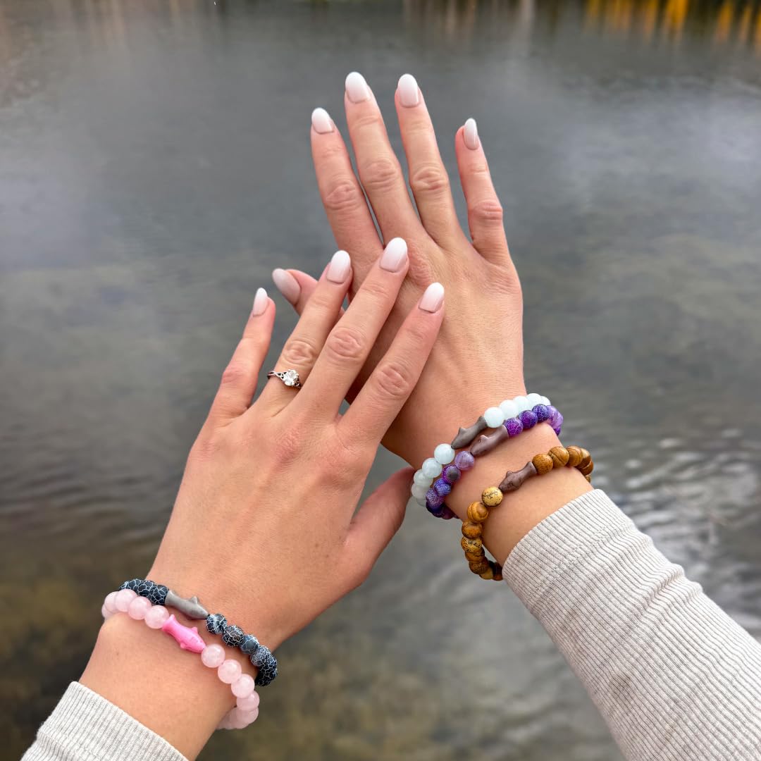 Fahlo Shark Tracking Bracelet, Coral Reef Violet