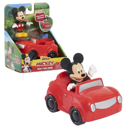 Disney Junior Mickey's Daily Driver Poseable Figure with Car