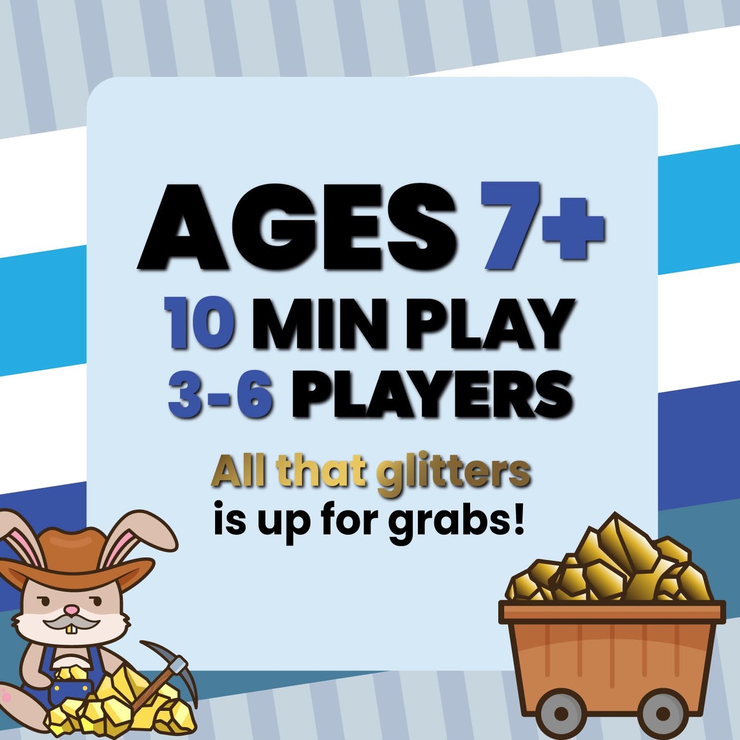 Stack Nabbit Push Your Luck Card Game by Taco Cat Games | Light Strategy Game with Easy-to-Learn Rules | Quick 10-Minute Games for Kids and Adults |