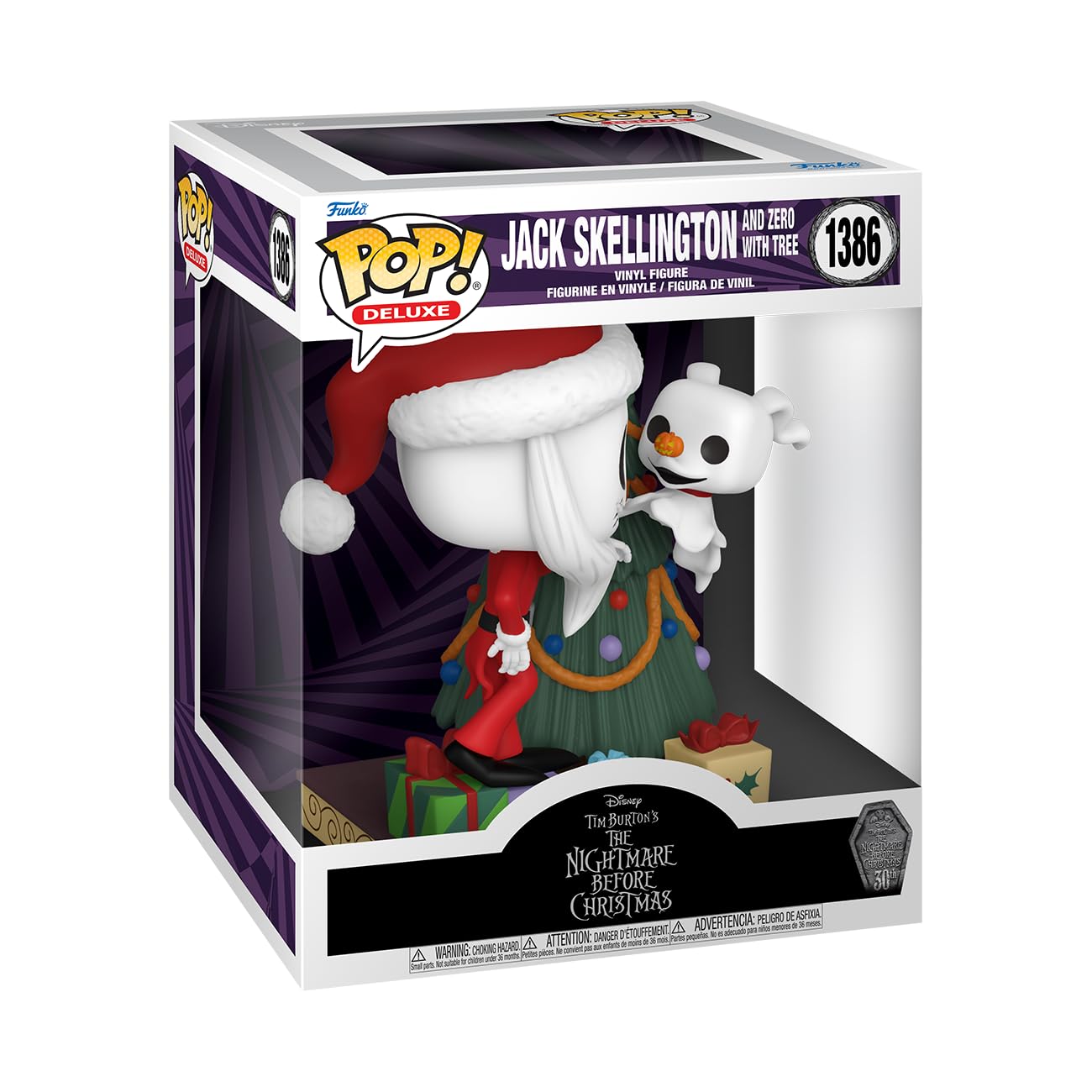 Funko POP! Deluxe: The Nightmare Before Christmas - Jack Skellington & Zero