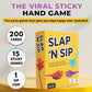 Slap N Sip A Hilarious Drinking Game with Sticky Hands, 200 Cards & A Sip Chip, Fast-Paced Adult Party Game for Game Nights, Funny Gift for Adults