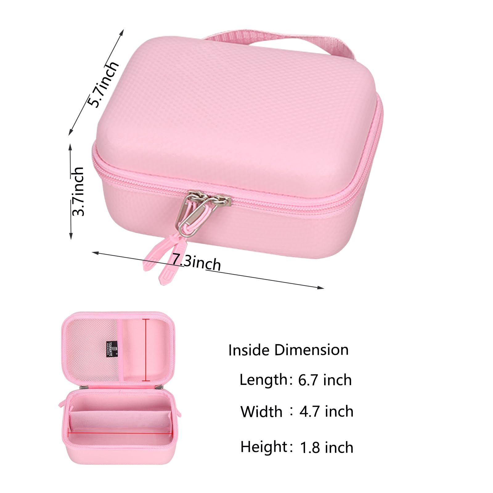 Tourmate Hard Storage Case for YLL Kids/Webspidee/SECULEAD/TAEMVV/NOTOKA/Jeefu Karaoke Machine,Oxford Travel Case for Portable Bluetooth Speaker (Only