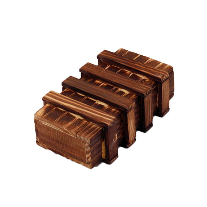 Money Holder Puzzle Box for Adults Brain Teaser Wooden Puzzle Box Difficult Magic Cube Game Box with Extra Secure Secret Drawer IQ Toys