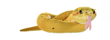 Wild Republic Eyelash Viper Snake Stuffed Animal - 54"