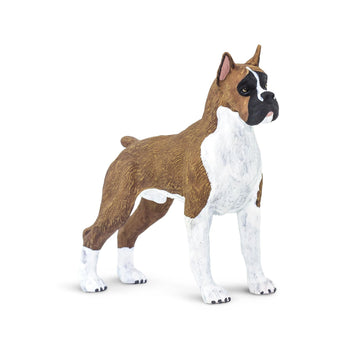 Safari Ltd. Boxer Figurine - Detailed 4" Plastic Model Figure - Fun Educational Play Toy for Boys, Girls & Kids Ages 3+
