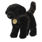 Aurora Miyoni 9.5" Black Labrador Realistic Stuffed Animal