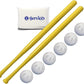 WIFFLE Ball 6 Baseballs Official Size 6 Pack Ball 32" Bats 2 Pack Set