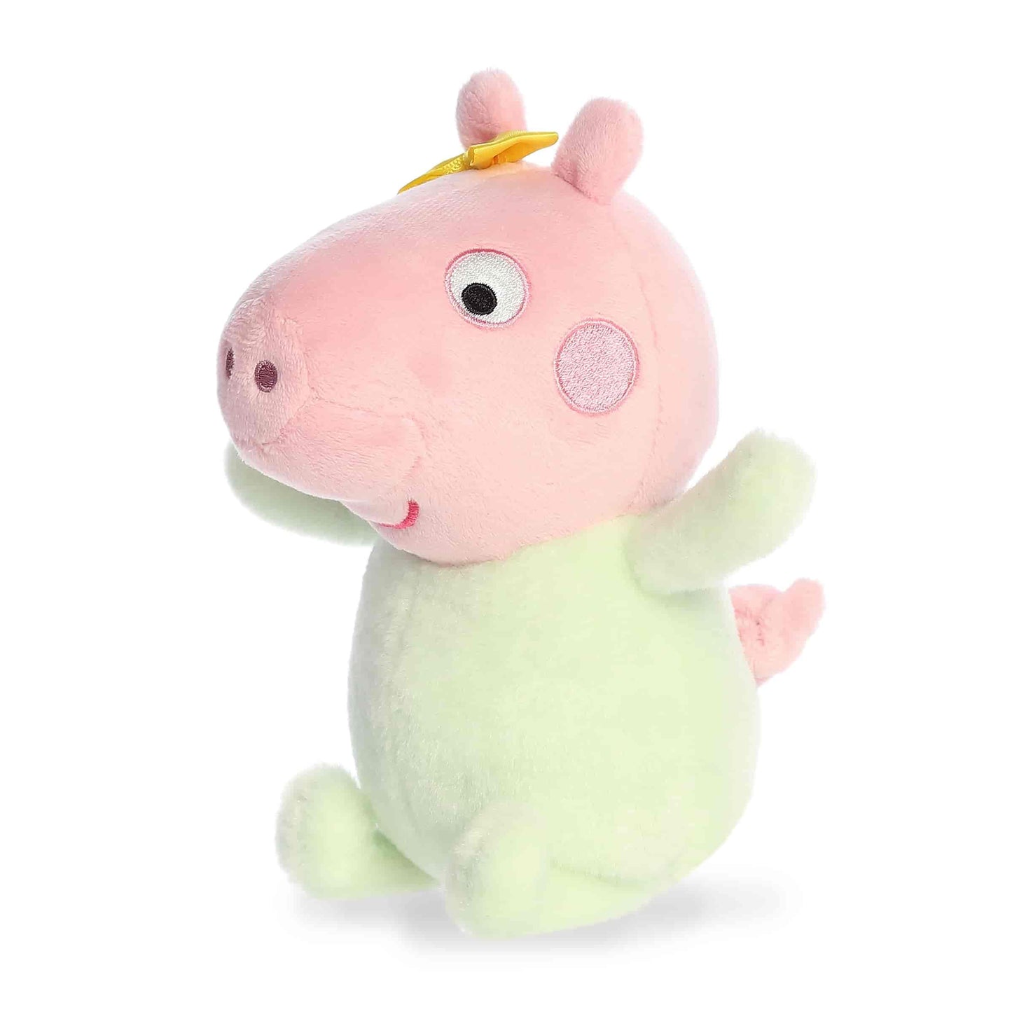 Aurora® Playful Peppa Pig™ Baby Evie Stuffed Animal - Officially Licensed Toys for All Fans - Perfect for Birthdays, Adults and Kids All Ages - Pink 8