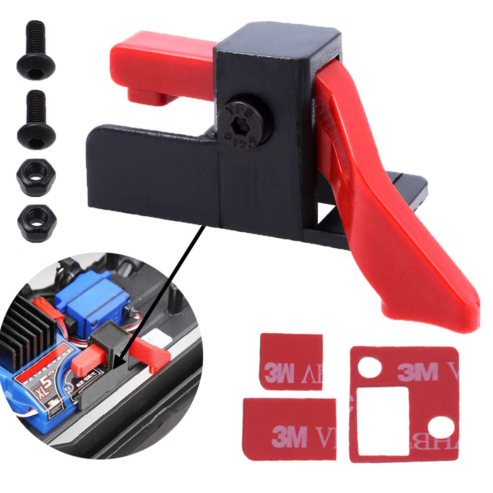 ESC Easy Start Trigger Power Switch Kit for TRX4 1/10 RC Trail Crawler Truck Accessory