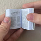 Miniature Spanish Bible, Dollhouse Decorative Book, 1.5 Inches High, Readable Mini La Biblia