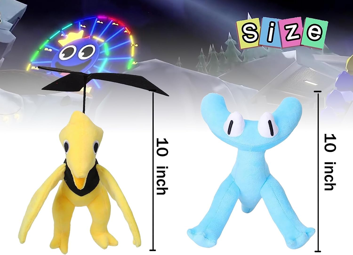 YZONU 9Pcs Friends Plush Stuffed Animal The Game Horror Toys Halloween Christmas Birthday Party Gifts for Best Friends and Fans