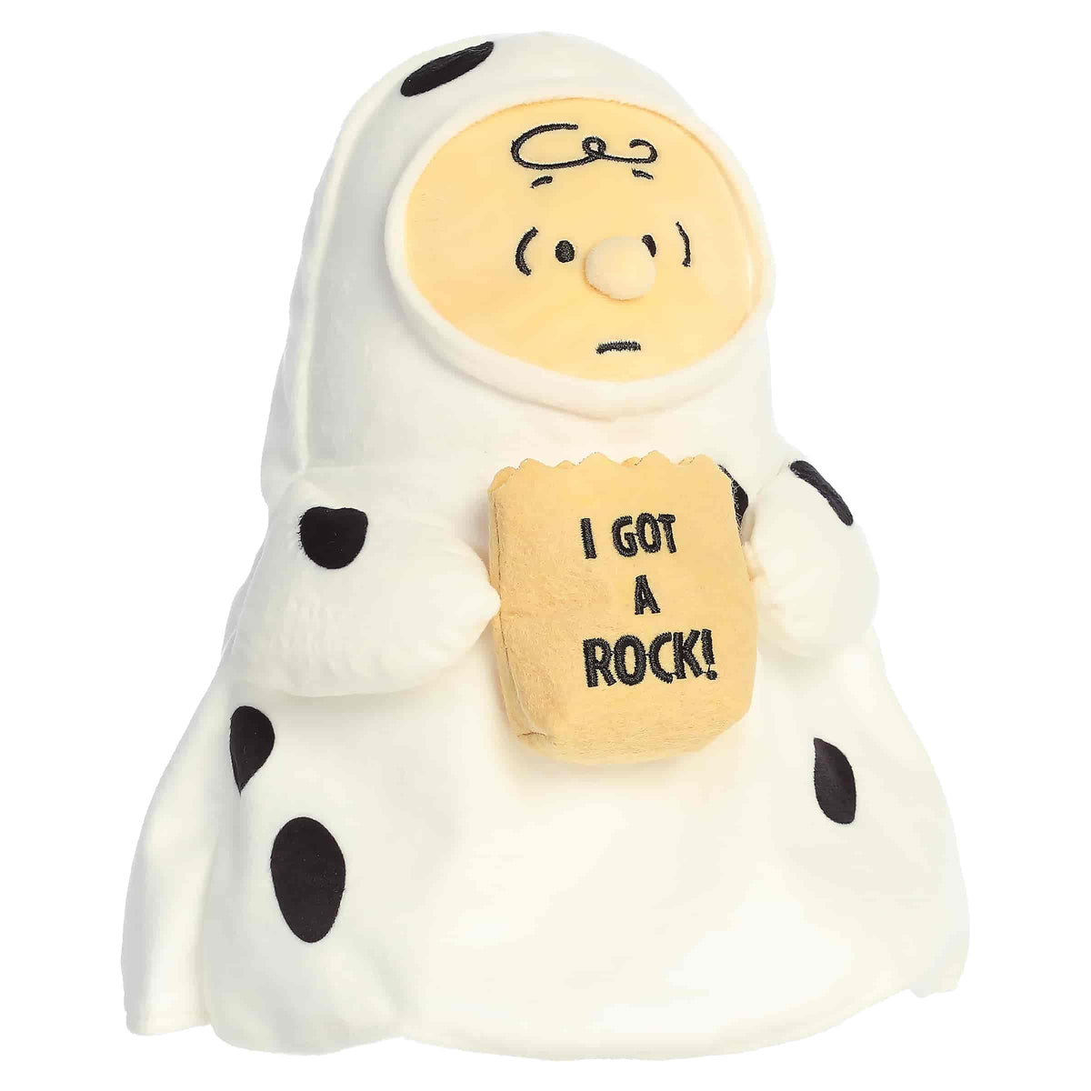 Aurora Peanuts 8" Rockin' Charlie Brown Spooky Plush