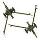 BMC CTS WW2 US Howitzer Artillery & Crew 12pc OD Green Plastic Army Men Playset