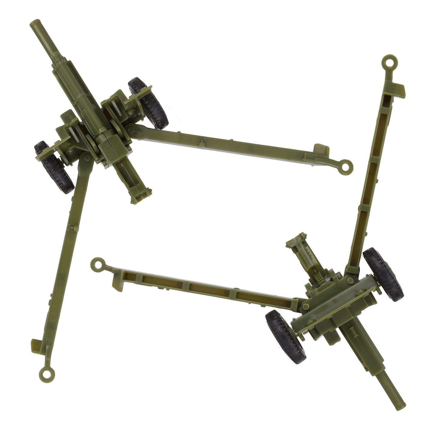 BMC CTS WW2 US Howitzer Artillery & Crew 12pc OD Green Plastic Army Men Playset