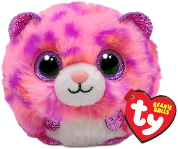 Plush Leopard Beanie Ball - Topaz 4" by Ty Beanie Balls