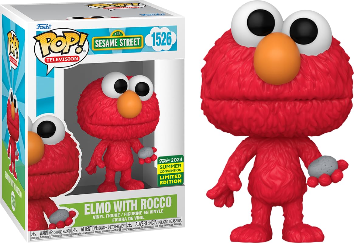Funko Pop Elmo with Rocco 2024 Summer Convention Limited Edition 1526