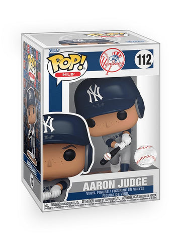 Epic Collectibles Pop Baseball: NY Yankees - Aaron Judge Batting Vinyl Figure Included with Box Protector Compatible for Funko