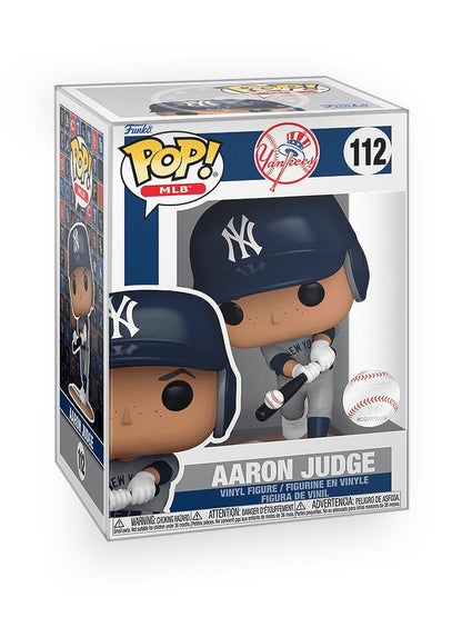 Epic Collectibles Pop Baseball: NY Yankees - Aaron Judge Batting Vinyl Figure Included with Box Protector Compatible for Funko