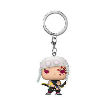 Funko POP! Keychain: Demon Slayer - Tengen Uzui Novelty Keyring - Collectable Mini Figure - Stocking Filler - Gift Idea - Official Merchandise - Anime