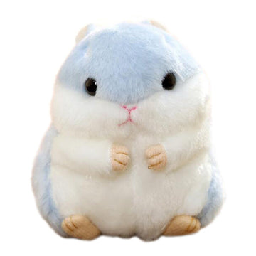AngelGift Cuddly Hamster Soft Stuffed Animals Cushion Toy Doll, 4" /10cm Mouse Plushie Toys Best Birthday Gifts for The Children Kids Baby Toys
