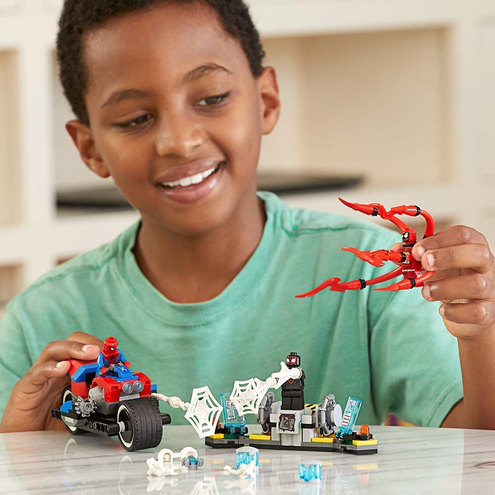 LEGO Marvel Spider-Man: Spider-Man Bike Rescue 76113 Building Kit (235 Pieces)